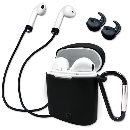 True Wireless Bluetooth Earbuds w/ Charging Case, White | Power Sales