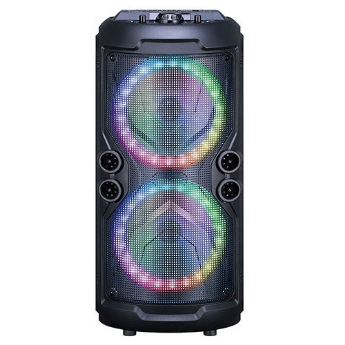 2 x 8" Bluetooth DJ Speaker w/ TWS & Microphone