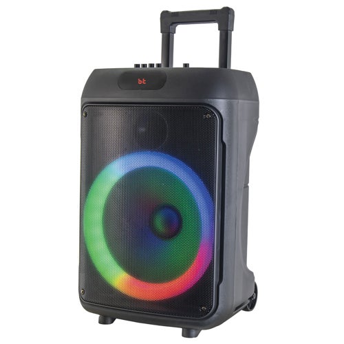 12" Portable Bluetooth Speaker w/ Light Show & True Wireless