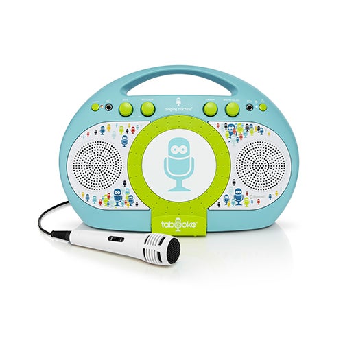 Tabeoke Portable Karaoke System, Blue/Green