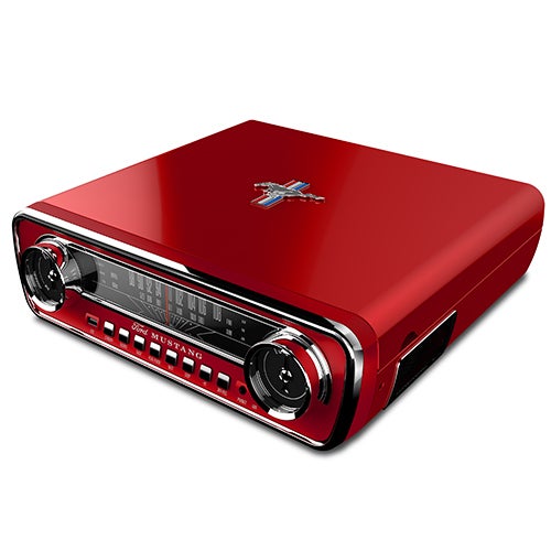Ford Mustang LP 4in1 Retro Turntable, Red Power Sales