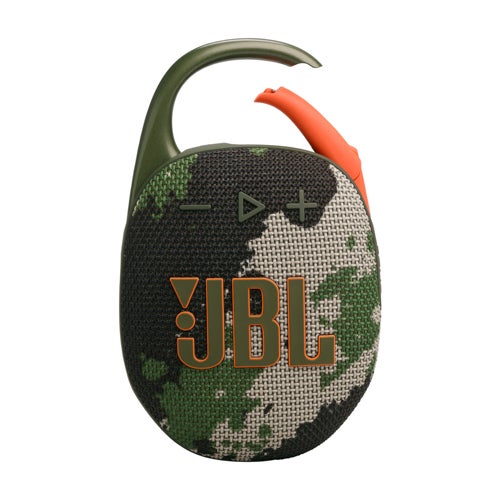 Clip 5 Ultra-Portable Waterproof Speaker w/ Carabiner, Squad Camo