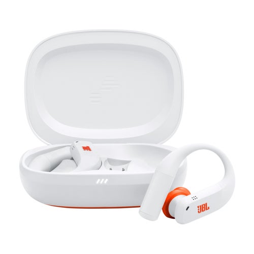 Endurance Peak 4 TWS Noise Cancelling Sport Earbuds, White & Orange