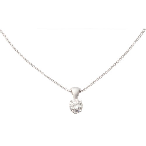 white gold diamond necklace