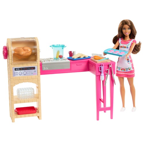 Barbie and Teresa Cook and Create Kitchen Playset, Ages 3+ Years