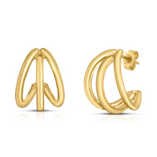Vermeil Earrings, Gold