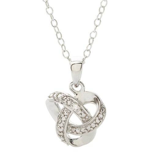 Diamond Love Knot Necklace