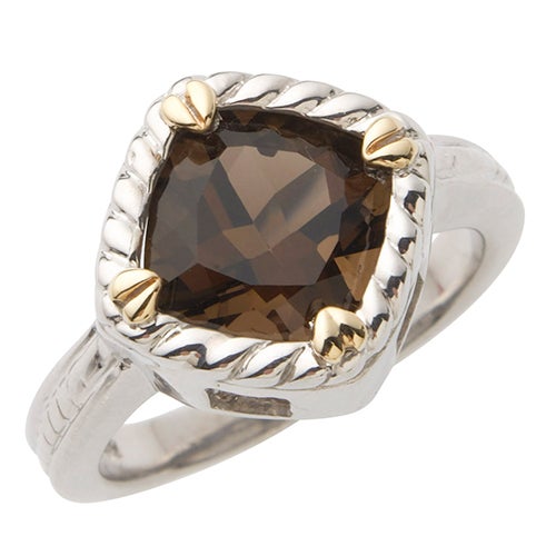Smoky Quartz Ring, Size 7