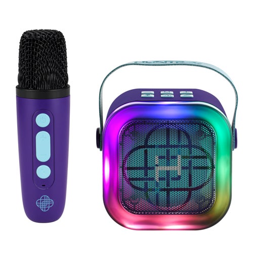 K-Pop Demon Hunters Karaoke Machine w/ Discoball Light Show