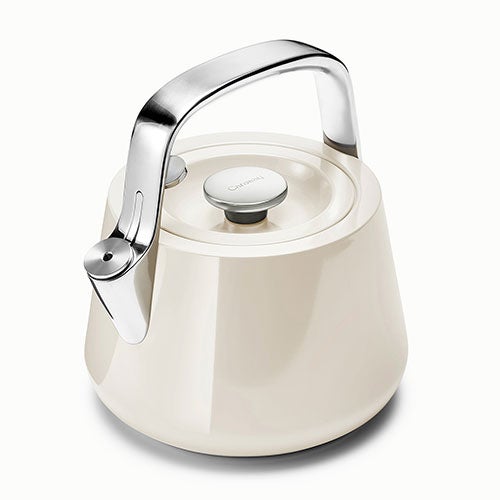 Stovetop Whistling Tea Kettle, Cream