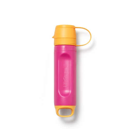 LifeStraw Peak Solo Personal Water Filter Straw, Pink Lemonade