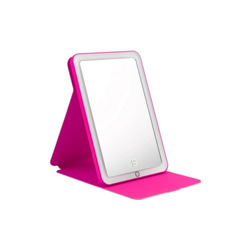 Barbie Rechargeable Makeup Mirror w/ Adjustable Light and Cover