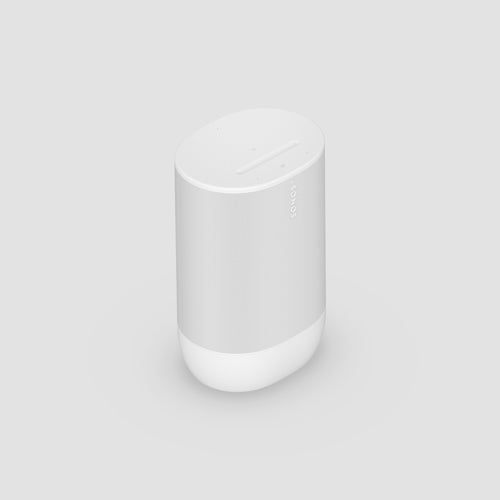 Move 2 Bluetooth & WiFi Portable Home Speaker, White