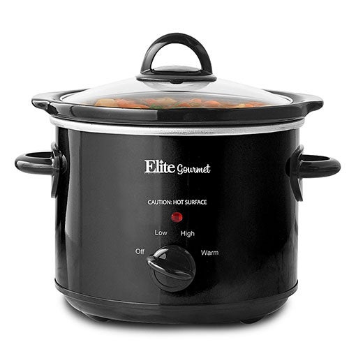 Elite Gourmet 8.5Qt. Digital Slow Cooker Stainless-Steel/Black MST