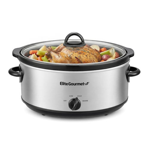 7qt Stainless Steel Slow Cooker