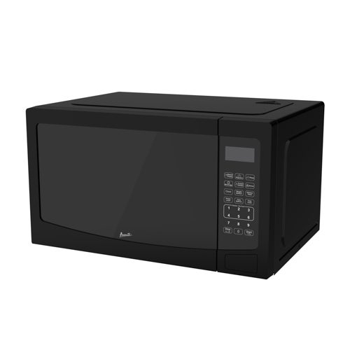 1.1 Cubic Foot 1000W Microwave Oven, Black