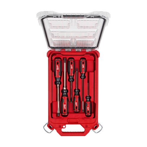 6pc Cushion Grip Screwdriver Set (USA) w/ PACKOUT Low-Profile Organizer