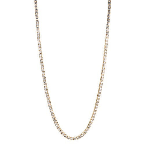 Love All Tennis Necklace Slider, Gold