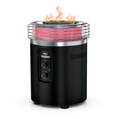 Fireside360 Outdoor Heater & Fire Pit, Black
