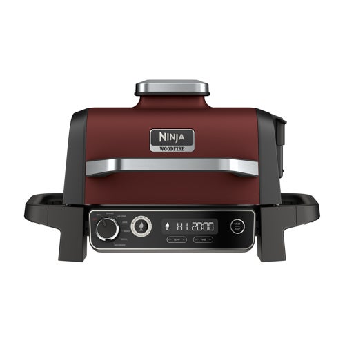 Woodfire Outdoor Grill, Smoker & Air Fryer, Red