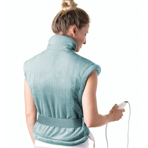 PureRelief XL Back & Neck Heating Pad, Sea Glass
