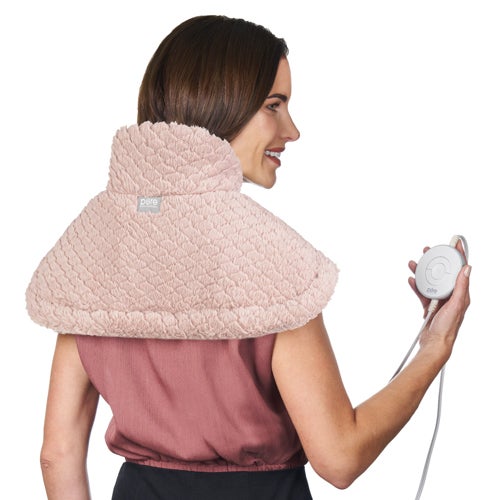 PureRadiance Neck & Shoulder Luxury Heating Pad, Rose