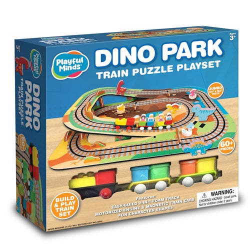 Dino Park Train Puzzle, Ages 3+ Years
