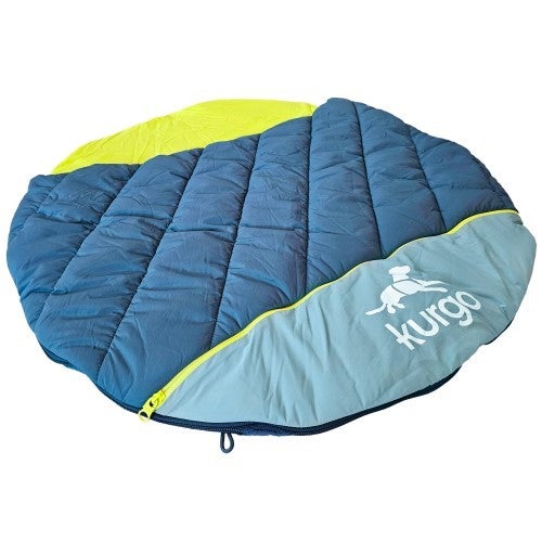 Canyon Puffer Pup Sack 40" Pet Sleeping Bag, Ink/Green