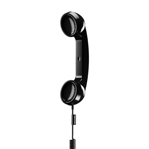 POP Phone Retro Smartphone Handset, Black