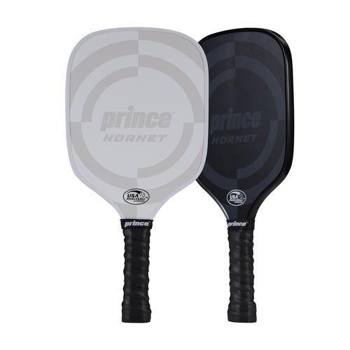 7pc Wood Paddle Pickleball Set, White/Black