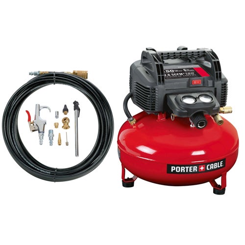 6 Gal 150 PSI Pancake Air Compressor w/ 13pc Accessory Kit