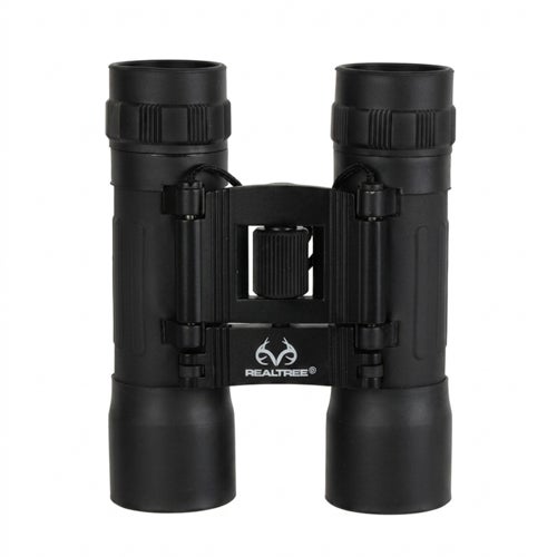 RealTree 10x25 Compact Binoculars, Black