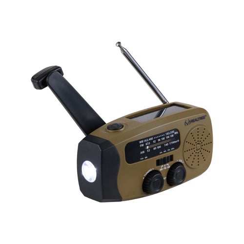 Realtree Crank & Solar Emergency Weather Radio