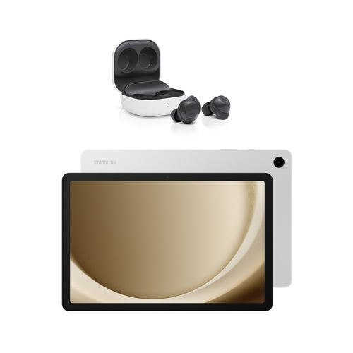 11" Galaxy Tab A9+ Silver w/ Galaxy Buds FE Earbuds Graphite