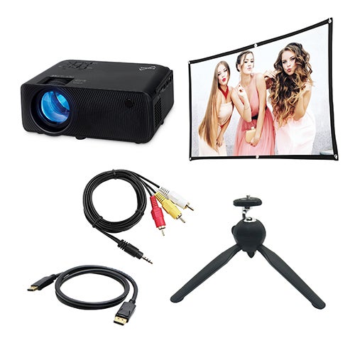 HD Digital Bluetooth Projector w/ Accessory Kit