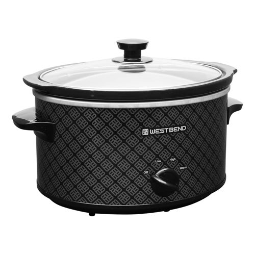 4qt Slow Cooker, Black