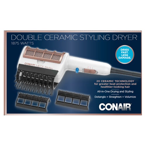 Double Ceramic Styling Hair Dryer