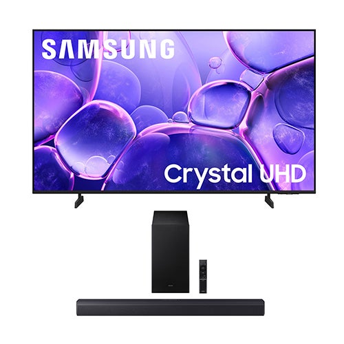 55" U8000F Crystal UHD 4K Smart TV w/ B-Series 2.1Ch Soundbar w/ Subwoofer