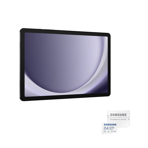 11" Galaxy Tab A9+, 4GB RAM, 64GB, Graphite w/ 64GB EVO Plus Micro SD Card