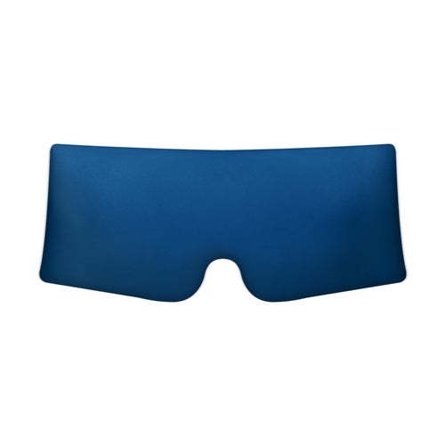 Blackout Wraparound 100% Real Silk Sleep Eye Mask, Midnight Blue