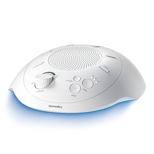 SoundSpa Portable Sleep Sound Machine w/ Night Light, White