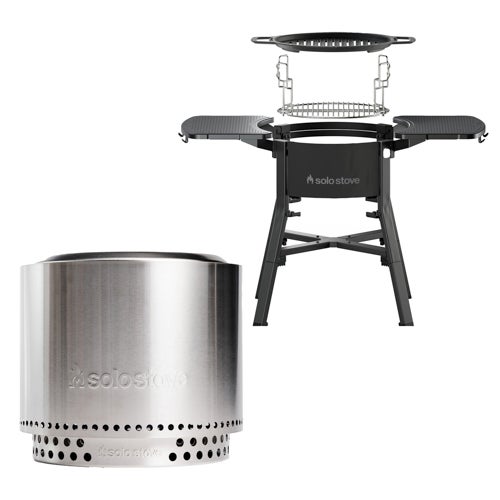 Bonfire + Stand 2.0 w/ Cookout Kit Grill & Stand