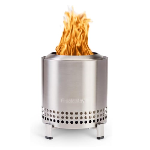 Mesa XL Smokeless Tabletop Fire Pit, Stainless Steel