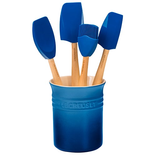 5pc Craft Series Silicone Utensil Set w/ Crock, Marseille
