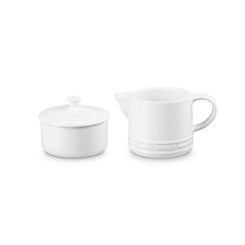 Signature Cream and Sugar Set, White
