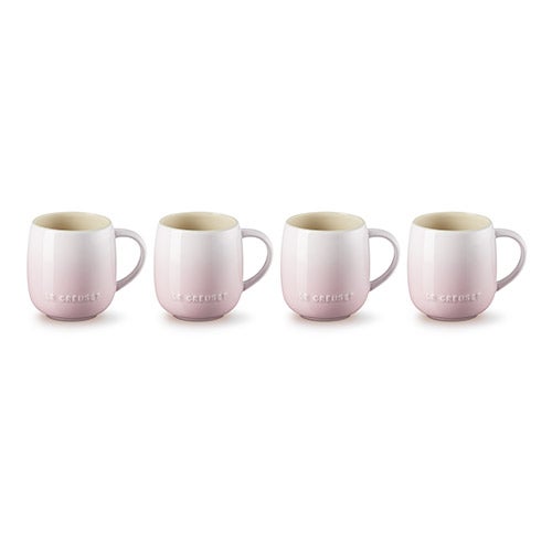 13oz Heritage Mugs - Set of 4, Shell Pink