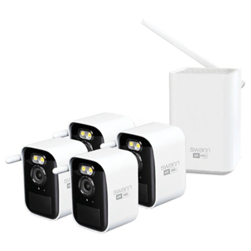 MaxRanger4K Mini Wireless Security System w/ 4 Cameras