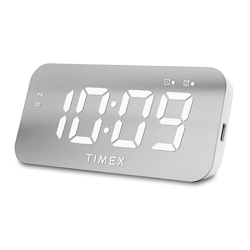 Dual Alarm Jumbo Display Clock w/ USB Charging