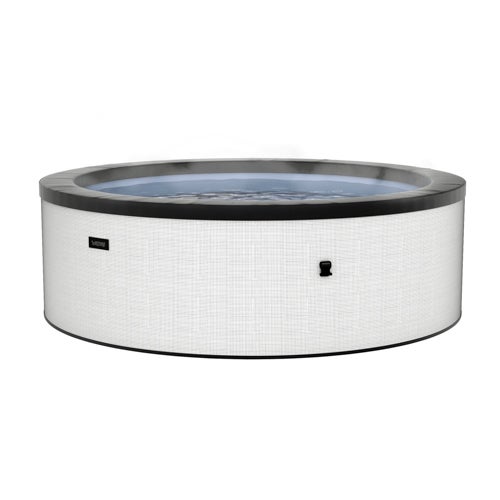 Tahoe Round 4 Person Eco Foam Spa, Pebble White