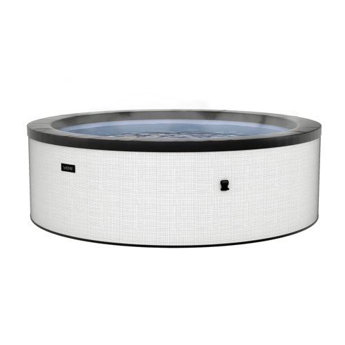 Tahoe Round 6 Person Eco Foam Spa, Pebble White